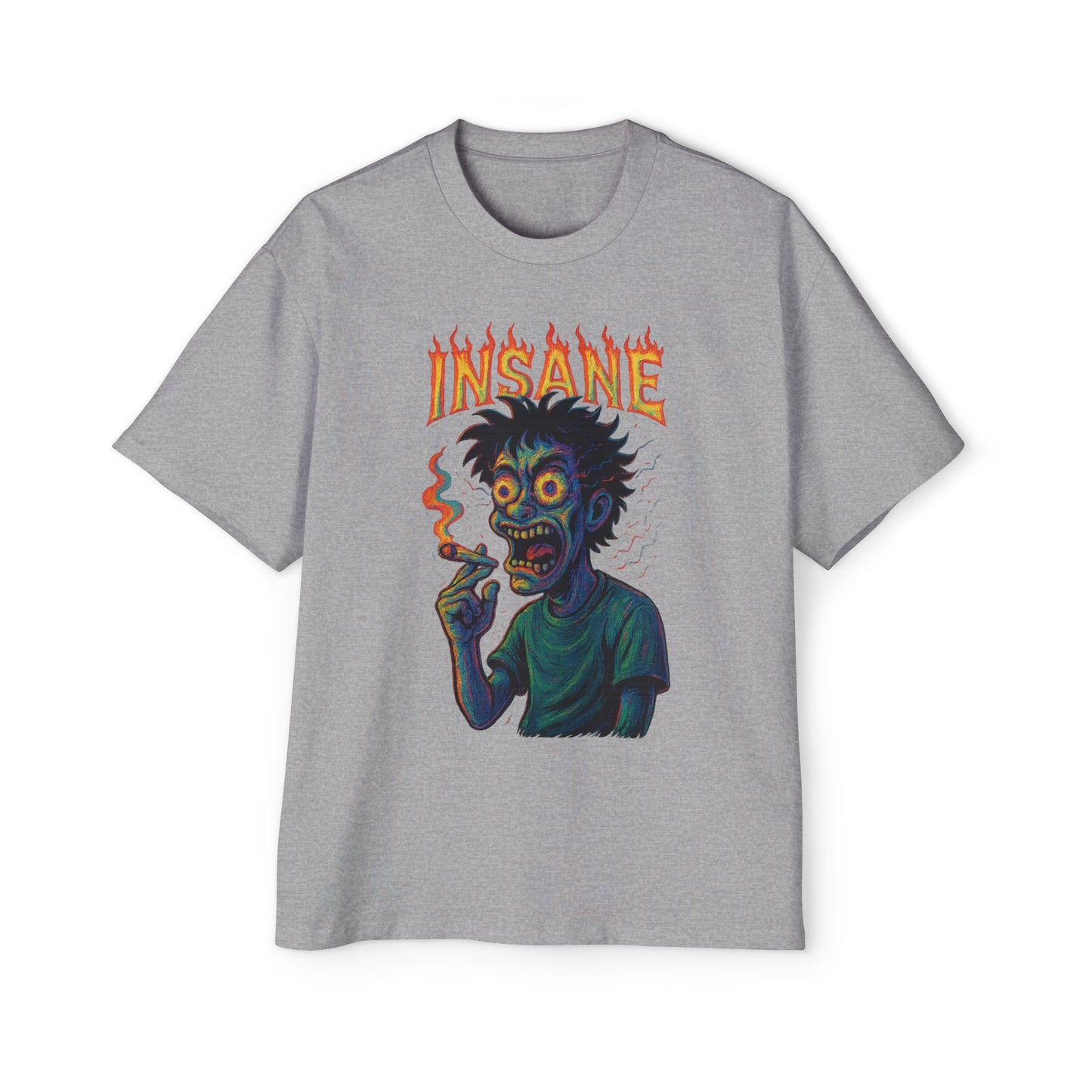 INSANE 420 Smoking Tee – Trippy Psychedelic Streetwear Shirt for Stoners