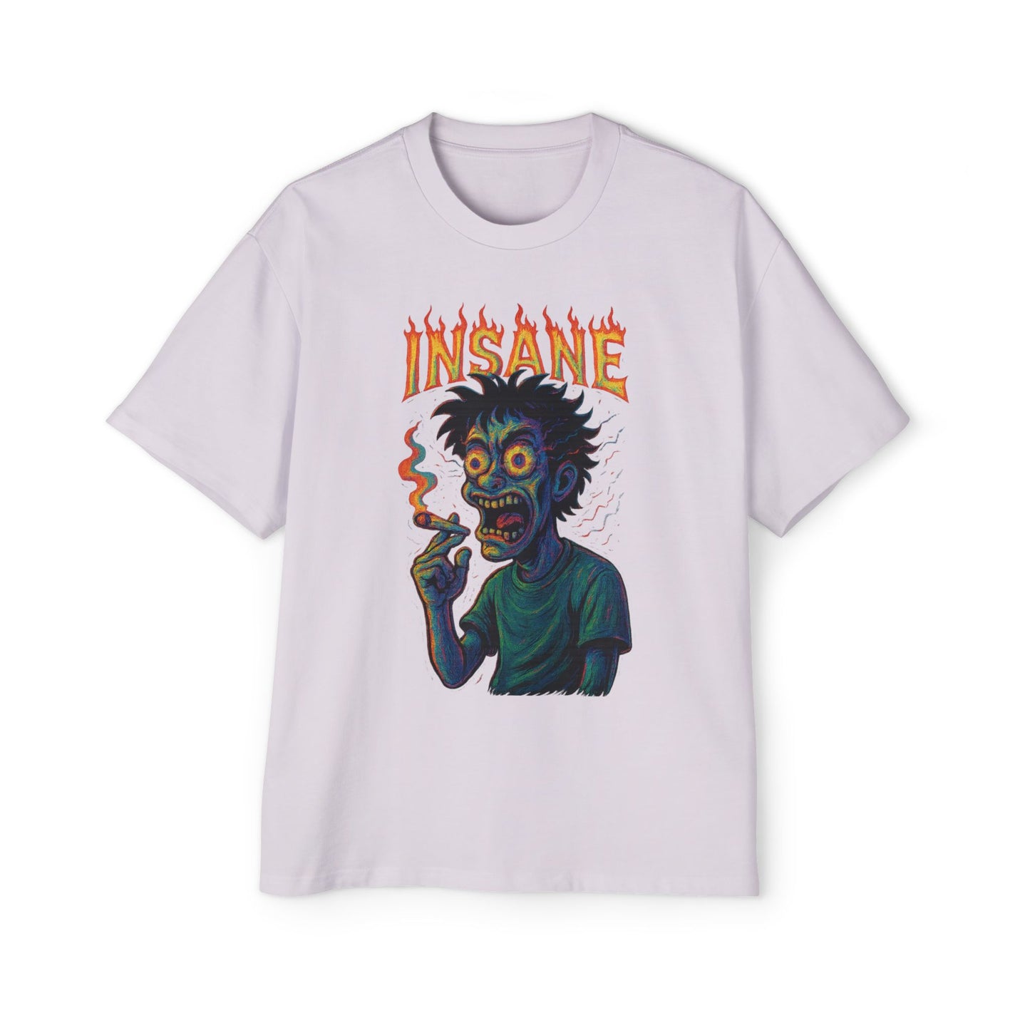 INSANE 420 Smoking Tee – Trippy Psychedelic Streetwear Shirt for Stoners